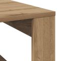 vidaXL Konferenčný stolík dub artisan 100x100x35 cm kompozitné drevo