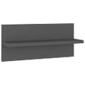 vidaXL Nástenné police 2 ks, sivé 40x11,5x18 cm, kompozitné drevo