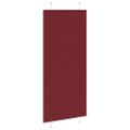 vidaXL Plisovaná roleta bordová červená 85x200 cm šírka látky 84,4 cm polyester