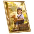 vidaXL Fotorámiky na stenu, koláž 3 ks, zlaté 40x50 cm, MDF