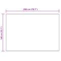 vidaXL Koberec z umelého ovčieho kožucha TAFALLA Krémová 140 x 200 cm
