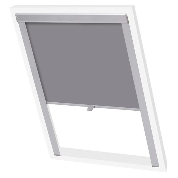 vidaXL Zatemňujúca roleta sivá PK08 GGL a GGU
