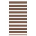 vidaXL Zebra roleta hnedá 90x150 cm šírka látky 85,9 cm polyester