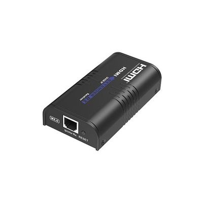 XtendLan HDMI prenos po LAN, prijímač, UDP/Multicast, 100Mbps@1080p Prijímač HDMI over IP, 1080P@60Hz, ipcolor STREAM, RJ45 vstup, HDMI výstup, CAT6 120 m, IGMP, DC 5V/1A