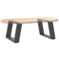 vidaXL Nohy konferenčného stolíka v tvare U, 2 ks, antracitové, 40 x (30-31) cm, oceľ