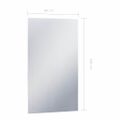 vidaXL Kúpeľňové nástenné zrkadlo s LED osvetlením 60x100 cm
