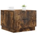 vidaXL Konferenčný stolík Dymový dub 49 x 50 x 37 cm Kompozitné drevo