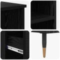 vidaXL Highboard Čierny dub 40 x 36 x 110 cm Kompozitné drevo