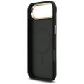 Puzdro Guess 4G Strass Logo & Big Strap Metal Buttons MagSafe pre iPhone Air čierna