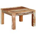 vidaXL Konferenčný stolík 55x55x35 cm masívne recyklované drevo