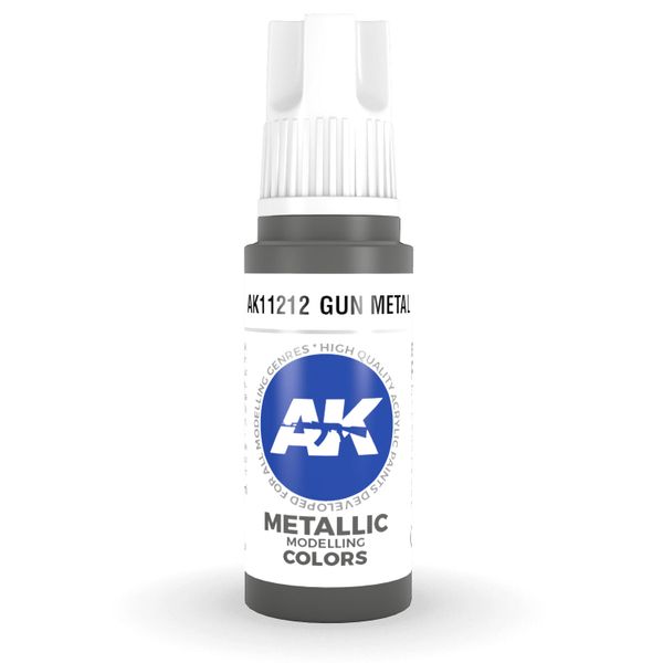 AK Interactive: General Series - Metallic Gun Metal