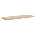 vidaXL Vankúš na lavičku SOEST 100% polyester Krémová 140 x 50 x 5 cm