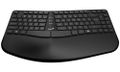 GENIUS Ergo KB-7000BT Wireless/ duální BT+2,4GHz/ Copilot/ USB/ černá/ CZ+SK layout Bezdrátová ergonomická klávesnice, Bluetooth 5.0 + 2.4GHz, split wave design, operka dlane, Copilot AI, chocolate keycaps, cerná