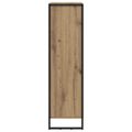 vidaXL Knižnica 99.5 x 30 x 108.5 cm Kompozitné drevo Remeselnícky dub