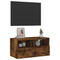 vidaXL TV nástenná skrinka dymový dub 60x30x30 cm kompozitné drevo
