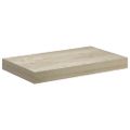 vidaXL Plávajúca nástenná polica, dubová 40x23,5x3,8 cm, MDF