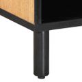 VidaXL TV skrinka Hnedá 80x31,5x46 cm Masívne drevo Mango