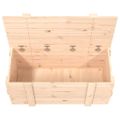 vidaXL Úložný box 91x40,5x42 cm masívna borovica