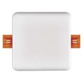 LED panel VIXXO 100×100, štvorcový vstavaný biely,7,5W neutr.b.,IP65