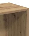vidaXL Knižnica dub artisan 40x24x176 cm kompozitné drevo