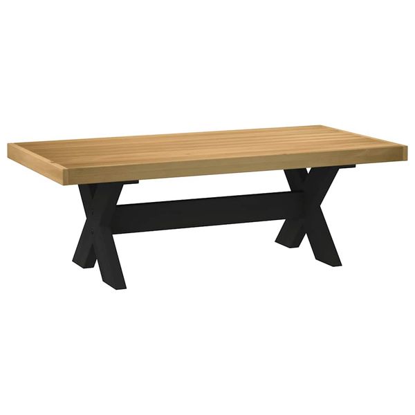 vidaXL Konferenčný stolík NOAIN nohy v tvare X 120x60x40 cm borovicový