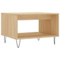vidaXL Konferenčný stolík dub sonoma 60x50x40 cm kompozitné drevo