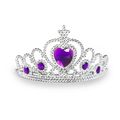 Sada princezná s črievičkami fialová