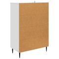 vidaXL Servírovacia skriňa Biela 66 x 34,5 x 95 cm Kompozitné drevo
