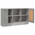 vidaXL Komoda sivý dub sonoma 120x30,5x70 cm spracované drevo