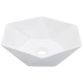 vidaXL Umývadlo biele 41x36,5x12 cm keramické biele