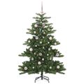 vidaXL Umelý Sklápací Vianočný Stromček Zelená 150 cm PVC a oceľ