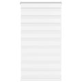 vidaXL Zebra roleta biela 70x100 cm šírka látky 65,9 cm polyester
