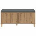 vidaXL Predsieňová lavica Remeselný Dub 100 x 38 x 46 cm