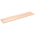 vidaXL Stolová doska 220x50x(2-4) cm neošetrený masív živé hrany