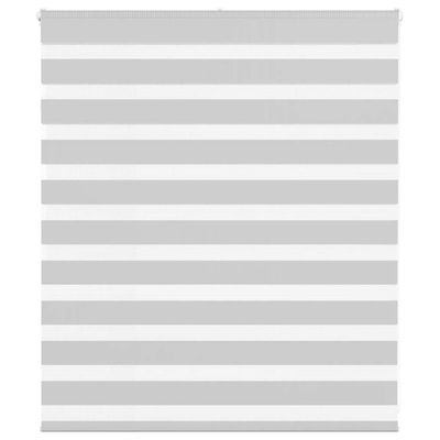 vidaXL Zebra roleta svetlosivá 130x100cm šírka látky 125,9cm polyester