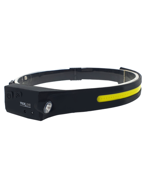 LED XPE+COB čelová nabíjacia svetlomet TR-516R TRIXLINE