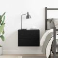 vidaXL Nočný stolík Čierny dub 40 x 30 x 30 cm Kompozitné drevo
