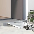 vidaXL Ramp for wheelchair 270 kg Strieborná 270 kg Hliník