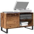 vidaXL Skrinka na platne, staré drevo 84,5x38x48 cm, kompozitné drevo
