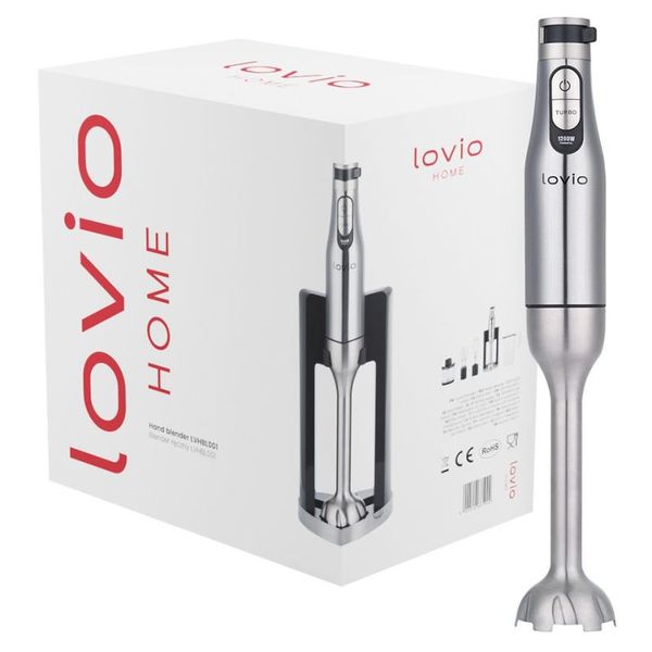 LOVIO LVHBL001, Tyčový mixér, 1200W, nerez