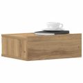 vidaXL Nástenné nočné stolíky 2 ks dub artisan 40x32x15cm sprac. drevo