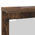 vidaXL Vešiak na stenu Nástenná montáž Tmavý dub 84 x 10 x 80 cm