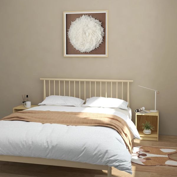 vidaXL Nočné stolíky 2 ks 35,5x33,5x41,5 cm, borovicový masív