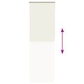 vidaXL Roleta Zatemnenie sivobiele 85x230 cm Šírka látky 80,7cm
