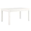 vidaXL Konferenčný stolík biely 80x50x40 cm borovicový masív