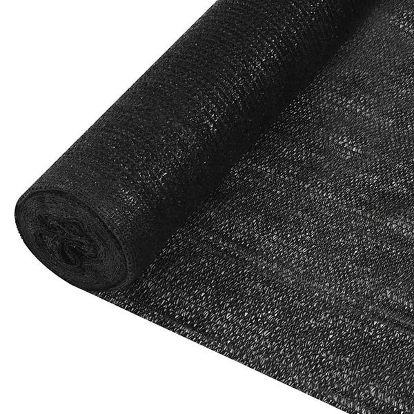 vidaXL Tieniaca sieť čierna 1,5x25 m HDPE 150 g/m²