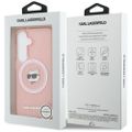 Puzdro Karl Lagerfeld IML Repeated Choupette MagSafe pre Samsung Galaxy S26 ružové