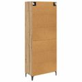 vidaXL Highboard Remeselný dub 69,5 x 34 x 180 cm Kompozitné drevo