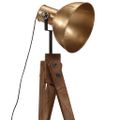 vidaXL Podlahová lampa 25 W starožitná mosadzná 45x45x120 cm E27