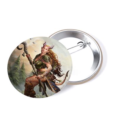 Plošteka Jaskyňa a draci - Tiefling druidka